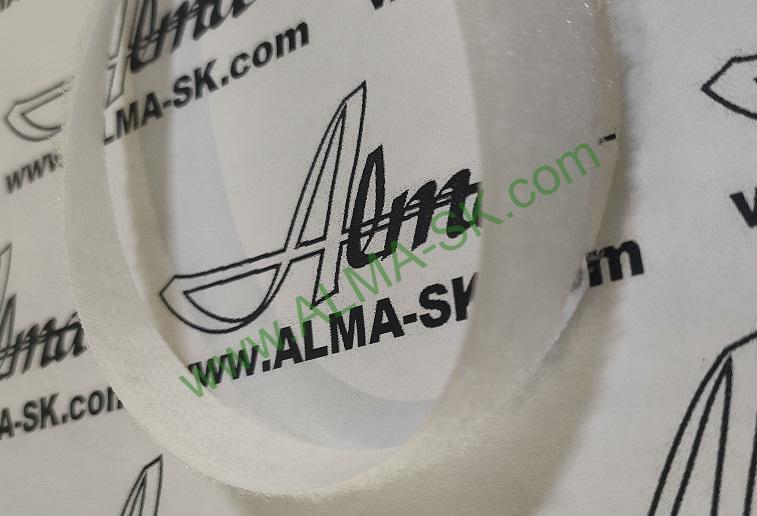 Suchý zips 50 mm SLUČKA biela